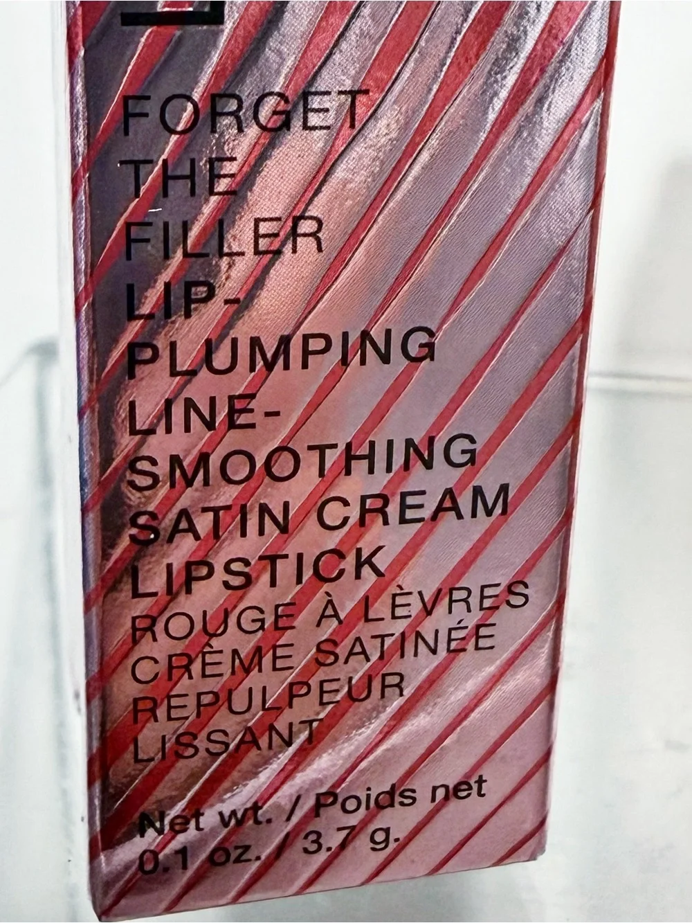 LAWLESS Forget The Filler Lip-Plumping Satin Lipstick PINK SPICE ~ New in Box
